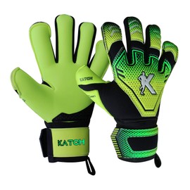 KATCH Football Goalkeeper Gloves Hybrid Cut Professional Goalie Gloves Size 10 Yes Finger Save/No Personalization