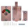 Partition Door Lock with Handle Public Toilet Restroom Bolt Lock