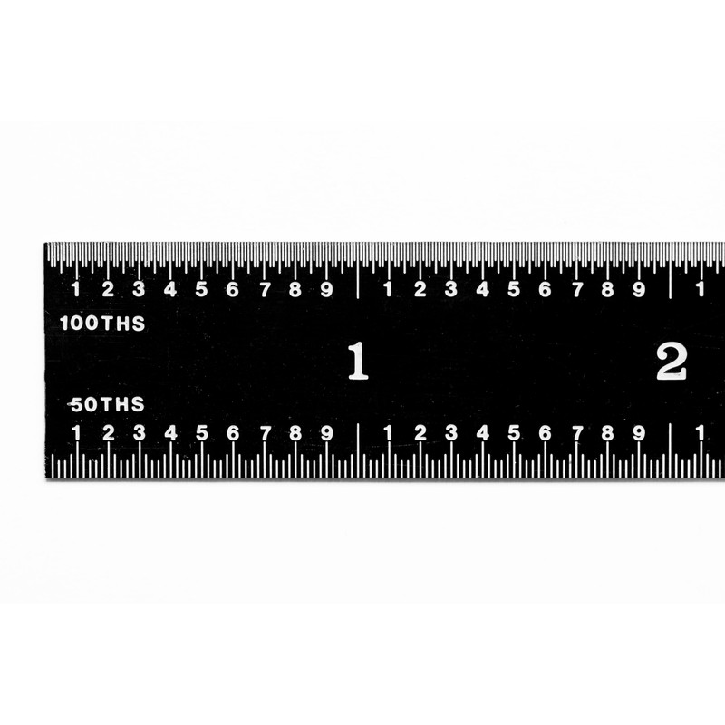 PEC Tools 161-024EZ, 24 Inch Flexible Ruler, 16R (32nds, 64ths,