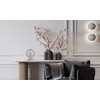 Bulova Torrance Brushed Aluminum Clock B1721 | Exposed Skeleton Design