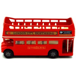 MOTORMAX 5 inch London Sightseeing Open Top Double Decker Tour Bus Scale Diecast Model