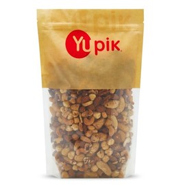 Yupik Deluxe Roasted Unsalted Nut Mix, 2.2 lb (35.2 oz), Vegan, Gluten Free, Cholesterol Free, Salt Free, A Blend of Brazil Nuts, Almonds, Cashews, Hazelnuts & Pecans, Healthy Snacks
