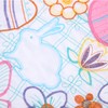 Easter Bunny Egg Embroidery Pattern Table Mat Decoration Placemat Table