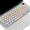 WSLUCKO Keyboard Cover Skin for 2021-2024 MacBook Pro 14/16 (A2442