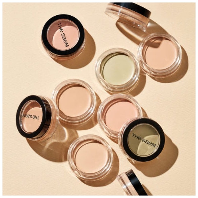 THE SAEM Cover Perfection Pot Concealer 4g, Color:Peach beige