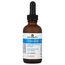 Zion Health ICI Hair Hair Multiplier Serum 59.15ml (2fl oz), 1 ea, Brown / 자이온헬스 ICI 헤어 헤어 멀티플라이어 세럼 59.15ml(2fl oz), 1개, 브라운