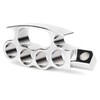 Motorcycle Front Footpegs Pedal CNC Aluminum Footrest Universal Modified AccessorySilver