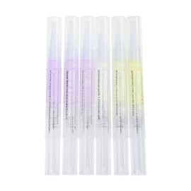 FRCOLOR Salon Nail Oil Pen Kit 6pcs Cuticle Pen for Nail Health Portable User-friendly Random Style