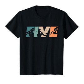 Kids 5 Year Old Shirt 5th Birthday Snake Reptile Boys Girls Kids T-Shirt