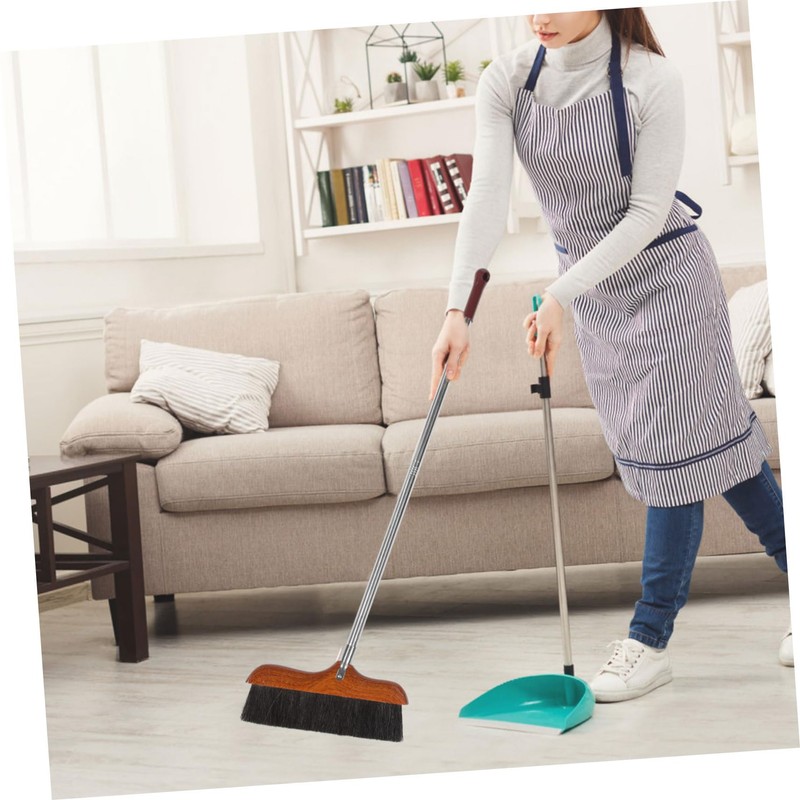 Outanaya Handled Broom Handle Household Floor Brush for Indoor Cleaning
