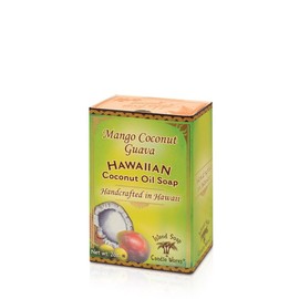 Island Soap & Candle Works,Soap and Lotion Organza Set, Mango Coconut Guava