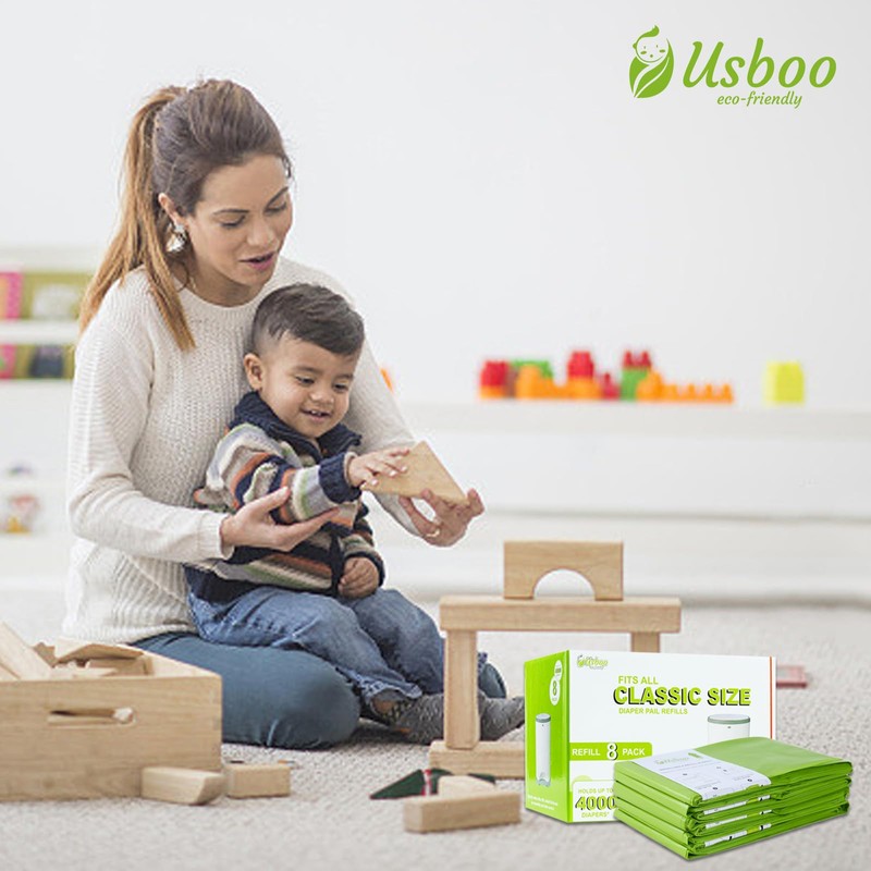 Refills Compatible with Dekor CLASSIC Diaper Pail Refills | 4