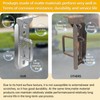 4 Pcs 8 inch Galvanized Swivel Top Bunk Bracket Kit