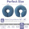 Loflaze Inflatable Dog Cone Collar - Dog Neck Donut Cone