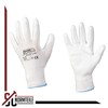 SC-Normteile Work Gloves, Protective Gloves in White, Size 11 (XXL)