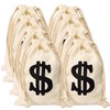 Eylola 8pack 6.3 x 9 Inches Money Bags Money Bags