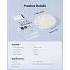 Combuh 4-Pack Battery Powered Motion Sensor Light, 7.48" IP44 Waterproof