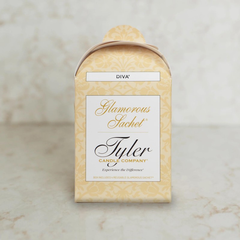Tyler Candle Diva Dryer Sachets, 8 Glamorous Reusable Dryer Sachets,