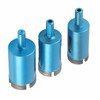 3Pcs Diamond Hole Saw Drill Bit Granite Ceramic Concrete Marble