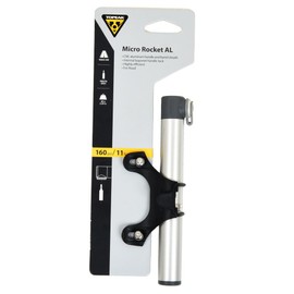 Topeak Micro Rocket AL Mini Pump,Silver