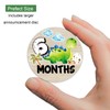 Dinosaur Baby Monthly Milestone Circles, Baby Months Wooden Disc Stuff