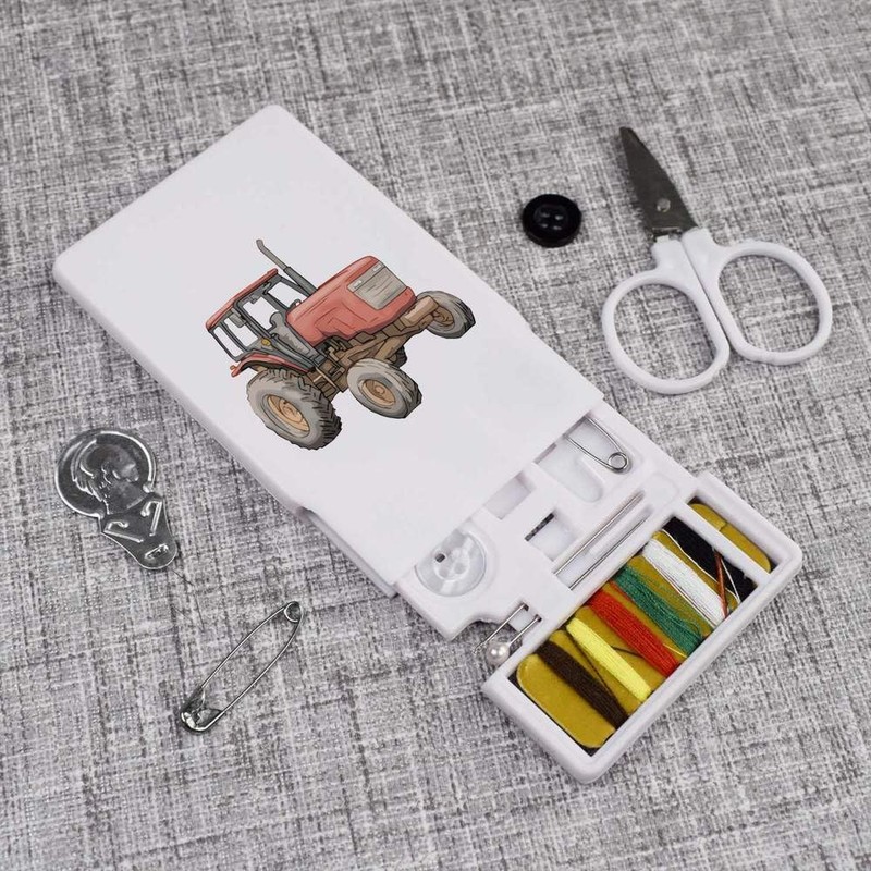 'Rustic Old Farm Tractor' Mini Travel Sewing Kit (SE00033389)
