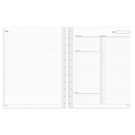 TUL® Discbound Undated Daily Refill Pages, 8-1/2" x 11", Undated, 50 Sheets
