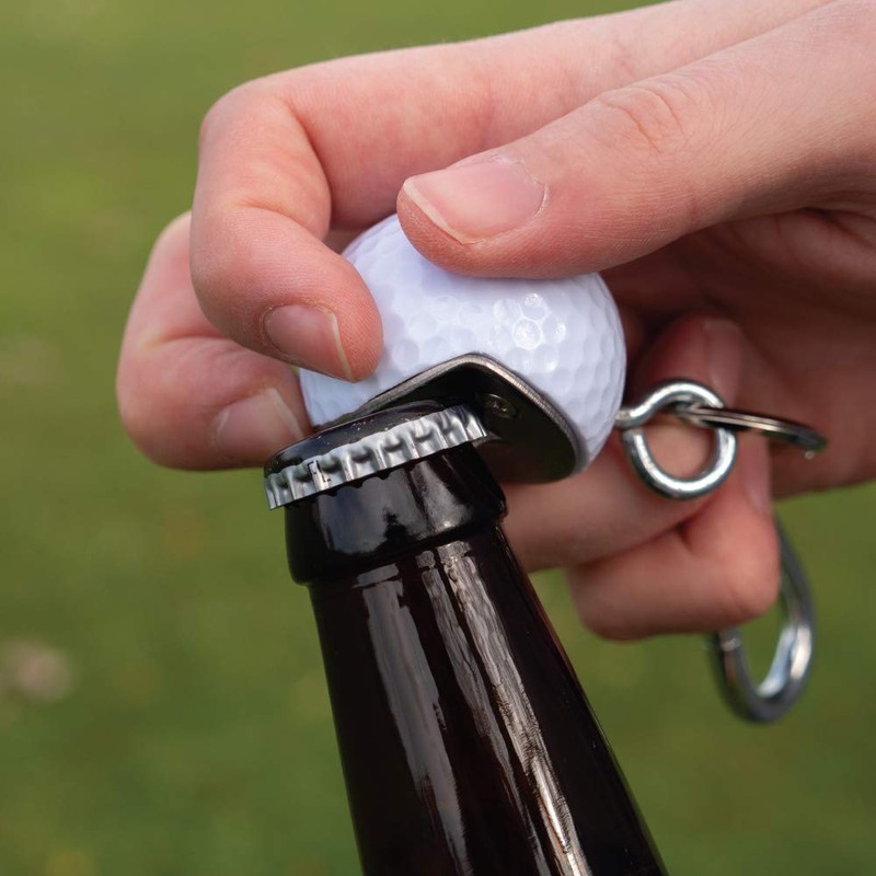 Golf Novelty Gift, Bottle Opener from real Golf Ball, Unique