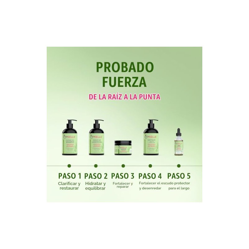 Mielle Aceite Fortalecedor Suave para Cuero Cabelludo y Cabello, Romero