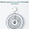 Pack of 2 Suction Cup Hooks, Reusable and Waterproof, for