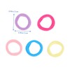 SAFIGLE 200pcs Premium Hair Ties Soft Cloth Elastic Hair Rings