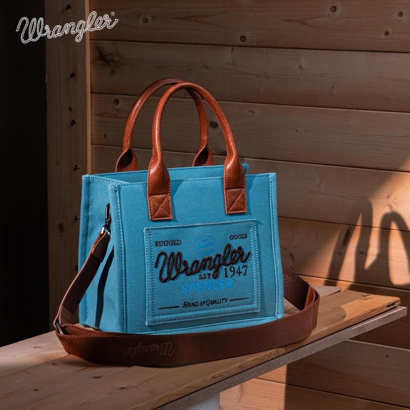 Wrangler Tote Bag Guitar Strap Satchel Purses Multi-pockets Casual Work