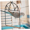 GRIRIW Parrot Stand Hummingbird Swing Portable Bird Perch Easy Hanging
