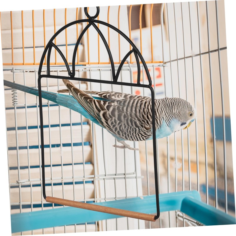 GRIRIW Parrot Stand Hummingbird Swing Portable Bird Perch Easy Hanging
