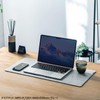 Sanwa Supply Desk Mat, Felt Material (W600×D300mm) Scratch and Stain