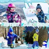 Guantes de invierno para niños y niñas, guantes de nieve