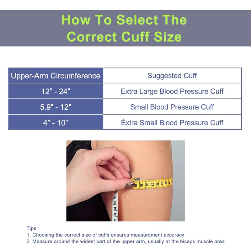 Replacement Extra Large Cuff for Omron BP Monitors 22-52CM Big