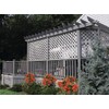 4 ft. x 8 ft. Nantucket Gray Garden Vinyl Lattice