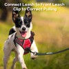PoyPet No Pull Dog Harness, No Choke Front Clip Reflective
