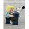 Peanuts Ruz Animated Snoopy and Schroeder Playing Piano NEW!
