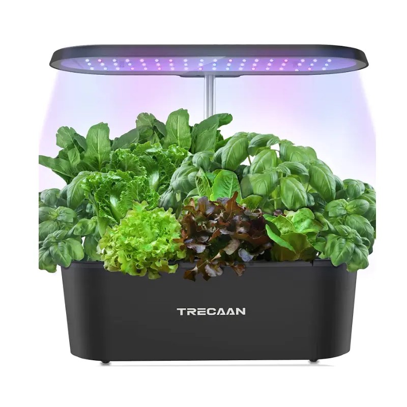 TRECAAN Indoor Herb Garden Kit, Hydroponics Growing System, 7 Pod