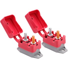 Fastronix 30A 12V Type 1 Automatic Reset Circuit Breaker with Cover 2 Pack