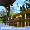 Solar Hummingbird Feeder - Outdoor Hanging Bird Food Feeder with