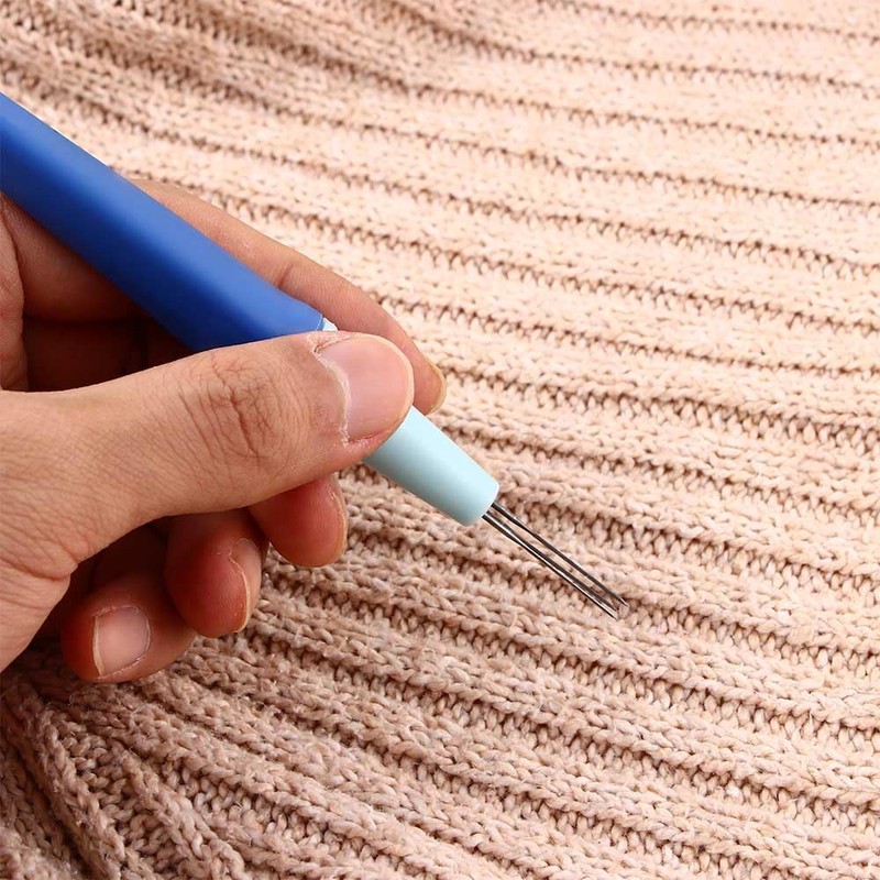 Needle Felting,Needle Felting Tool with 3 Needles and Punch Style