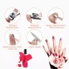 Silver Access Kit De Herramientas Para Pedicura Manicura Estuche 18