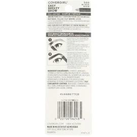 CoverGirl Professional Brow & Eye Makers Brow Shaper & Eyeliner, #500 Black