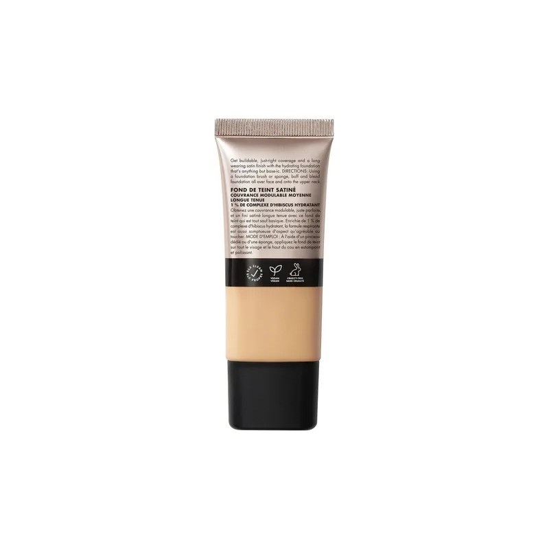 ELF Soft Glam Foundation, cobertura media, ligera y cálida
