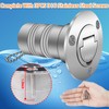 2"(50mm) Boat Gas/Fuel Deck Fill/Filler with Keyless Cap，2inch Stainless Steel