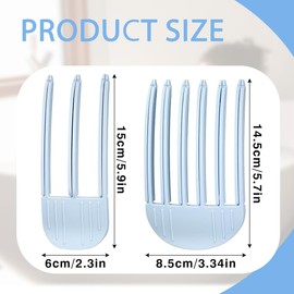 Volume Hair Clips, Pack of 2 Volume Hair Clips for Fluffy Bangs, Volume Clip for Hairline, Volume Clips Hair, Hair Clip, No Imprint Hair Root Lifting Clips for Men and Women