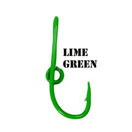 BT Outdoors Eagle Claw Lime Green Hat Hook Fish Hook for Money/Tie Clasp